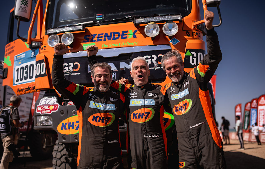 Dakar 2024: Histórico triunfo del KH-7 ECOVERGY Team en la categoría Mission 1000